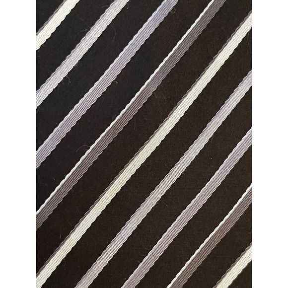 Bcbg Attitude Black Hand Made 100% Imported Silk Men’s Neck Tie Made In China - Picture 9 of 9